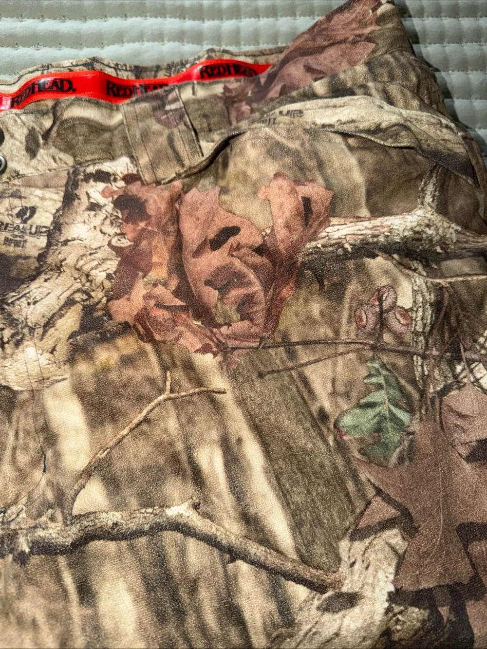 RedHead Hunting Pants Mens Size XL Camo Fleece Lined Cargo Cold Weather System